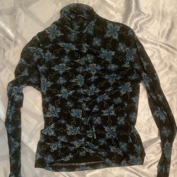 mock neck top - Picture 1 of 4
